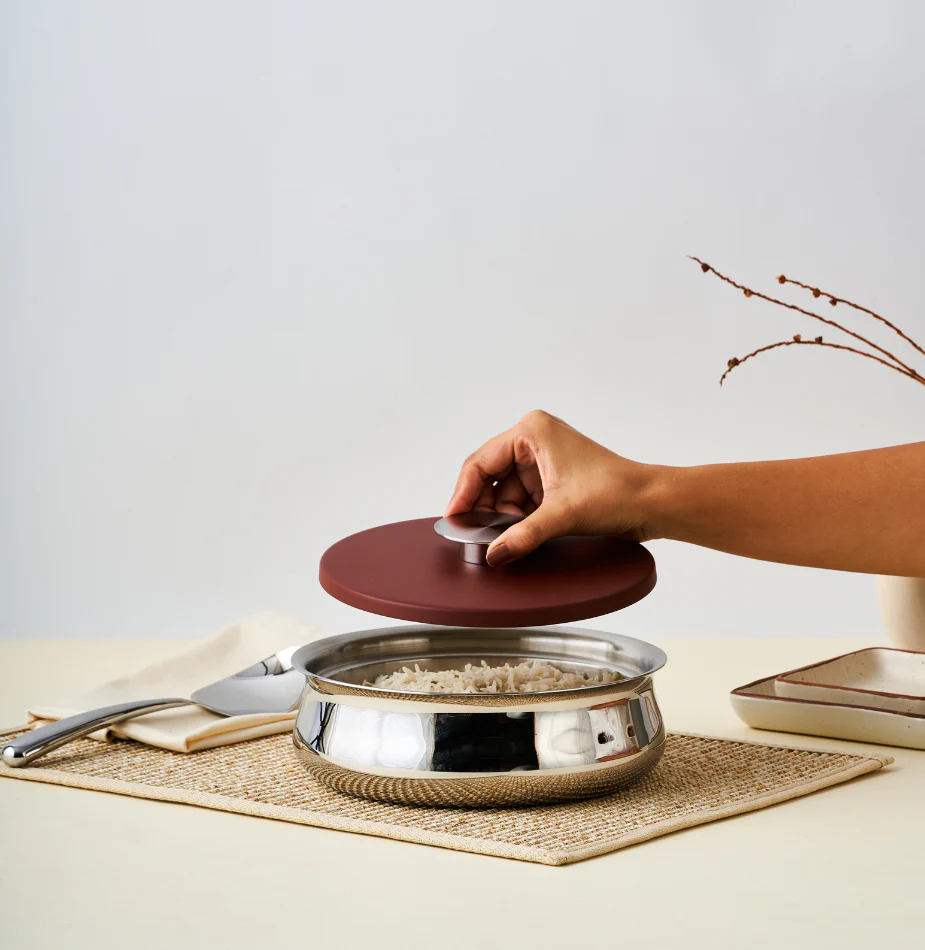 Rusty Red Doubly Bowl | Large - Image 8