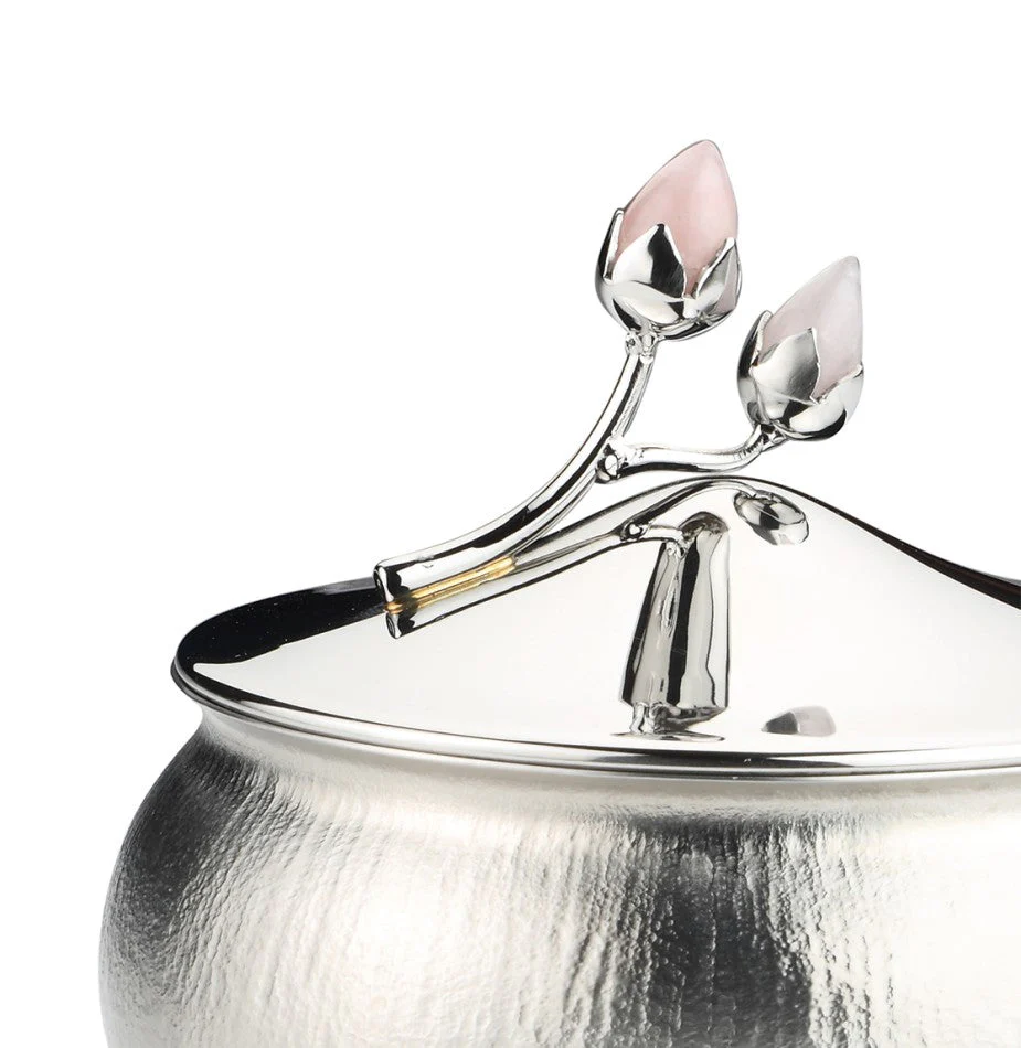 Rose Quartz Designer Bowl with Lid – Small & Elegant - Image 12
