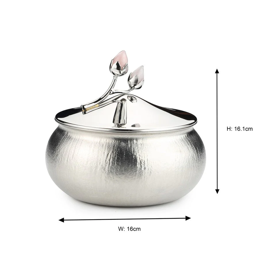 Rose Quartz Designer Bowl with Lid – Small & Elegant - Image 7