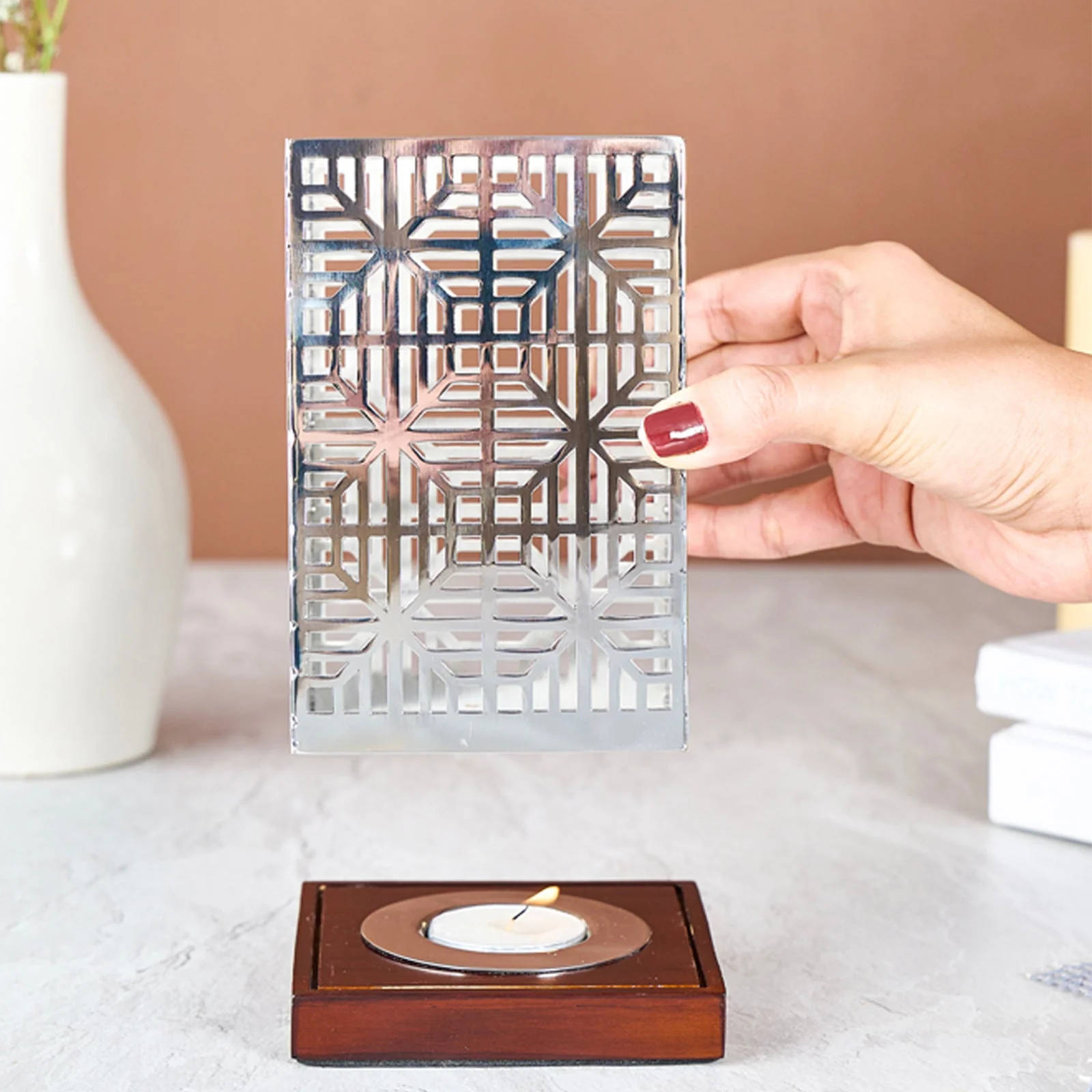 Stainless Steel Tessera T-Light - Image 8