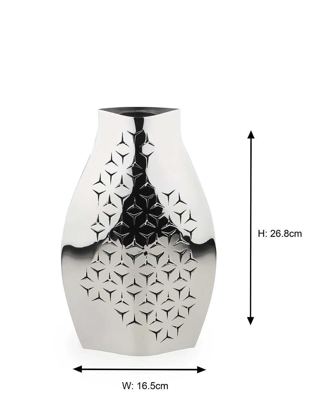 Steel Flower Vase Pico | Luxury Home Decor Vase - Image 3